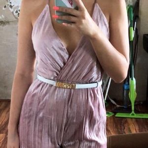 Moschino High Waist Leather Belt